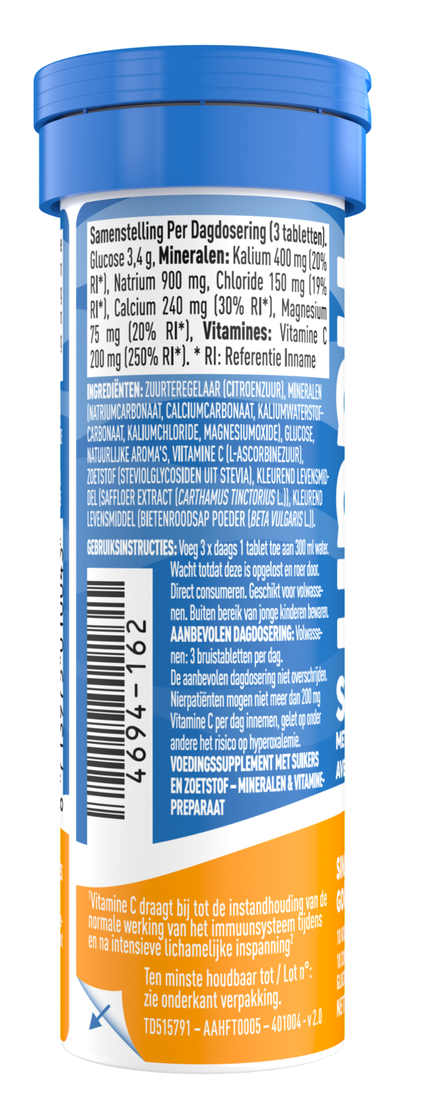 Nuun Sport Sinaasappel Bruistabletten (10 tabletten) - image 2