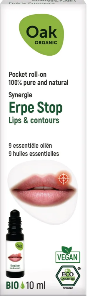 Oak Organic Pocket Roll-on Erpe Stop Lips & Contours (10 ml)