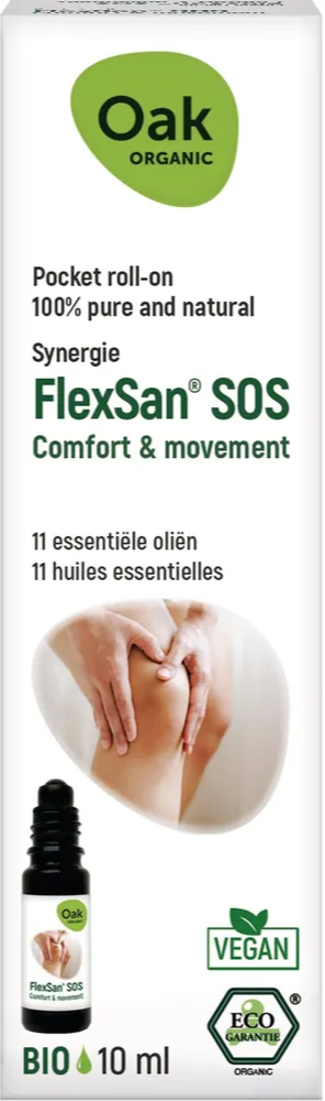 Oak Organic Pocket Roll-on Flexsan Sos Olie (10 ml)