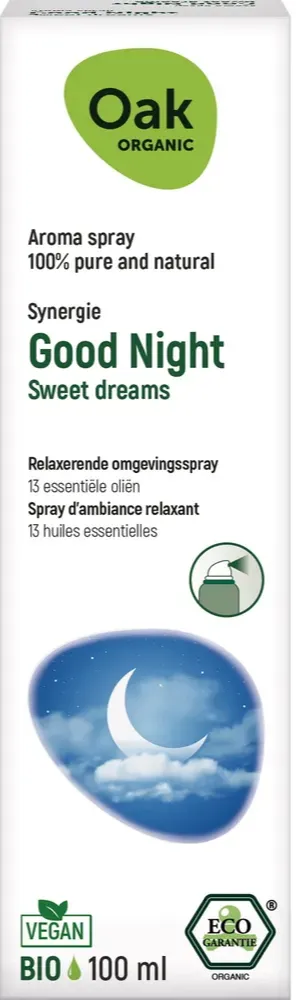Oak Organic Good Night Relaxerende Omgevingsspray (100 ml)