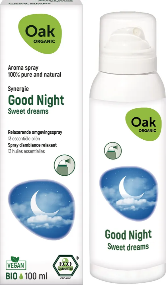 Oak Organic Good Night Relaxerende Omgevingsspray (100 ml)