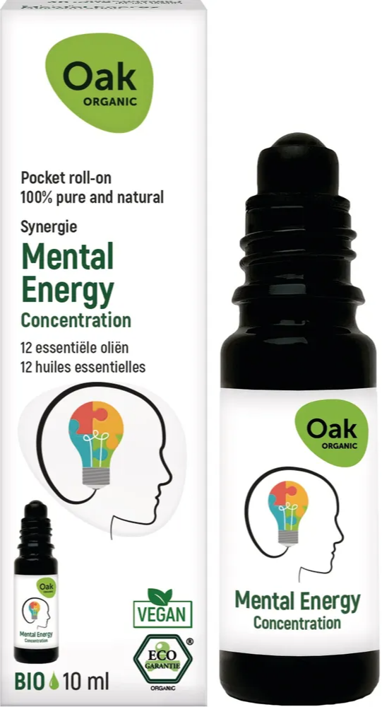 Oak Organic Pocket Roll-on Mental Energy (10 ml)