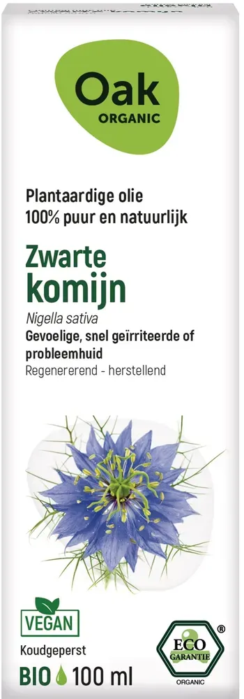 Oak Organic Zwarte Komijn Olie (100 ml)