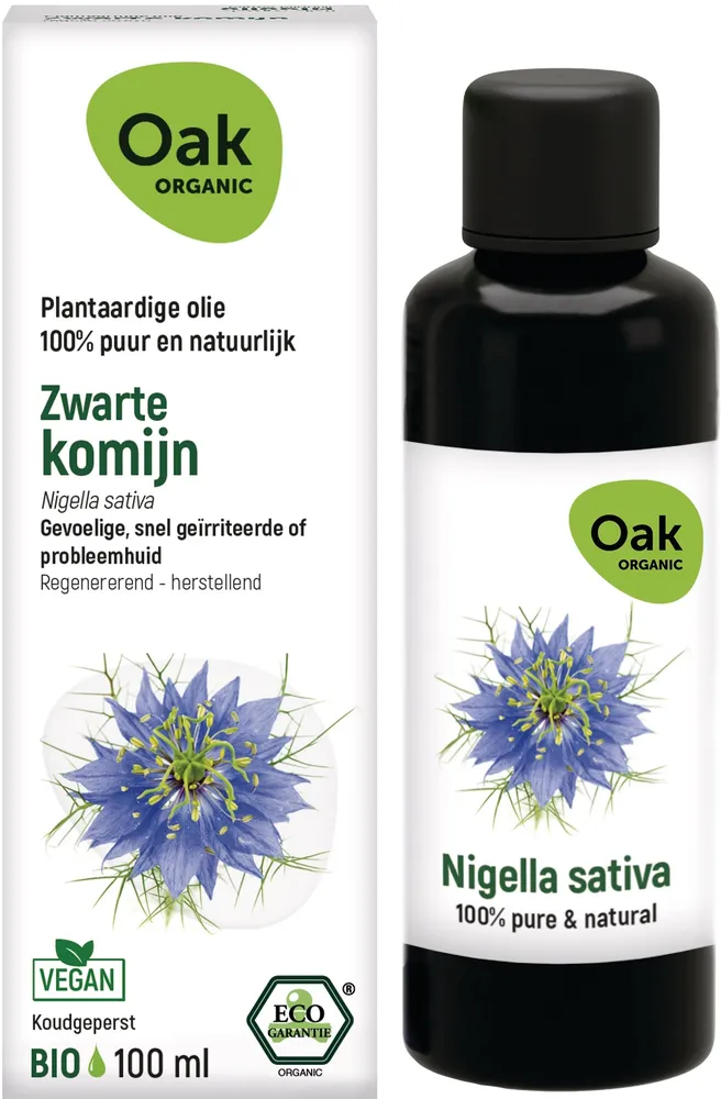 Oak Organic Zwarte Komijn Olie (100 ml)