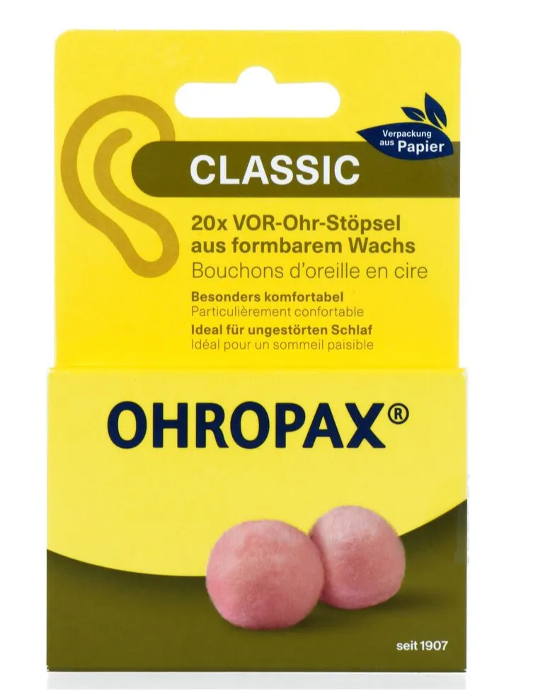 Ohropax Oordopjes Wasbolletjes (20 stuks)