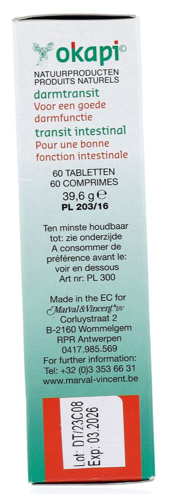 Marval & Vincent Darmtransit Tabletten (60 capsules) - image 2