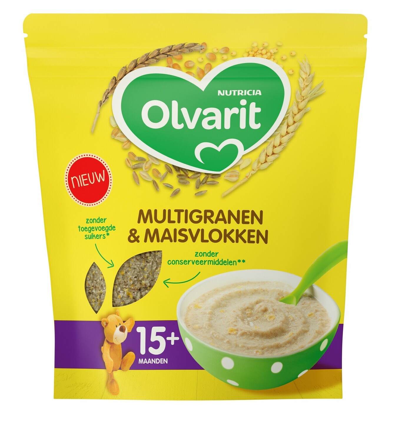 Olvarit 15m+ Multigranen & Maisvlokken (200 gr)