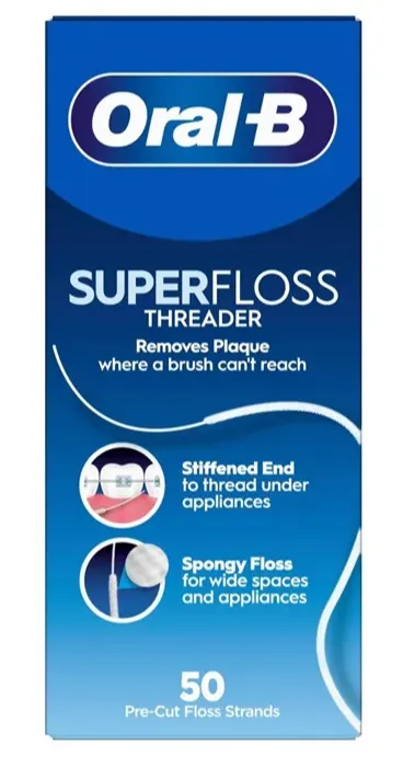 Oral-B Superfloss Regular Threader (50 stuks)