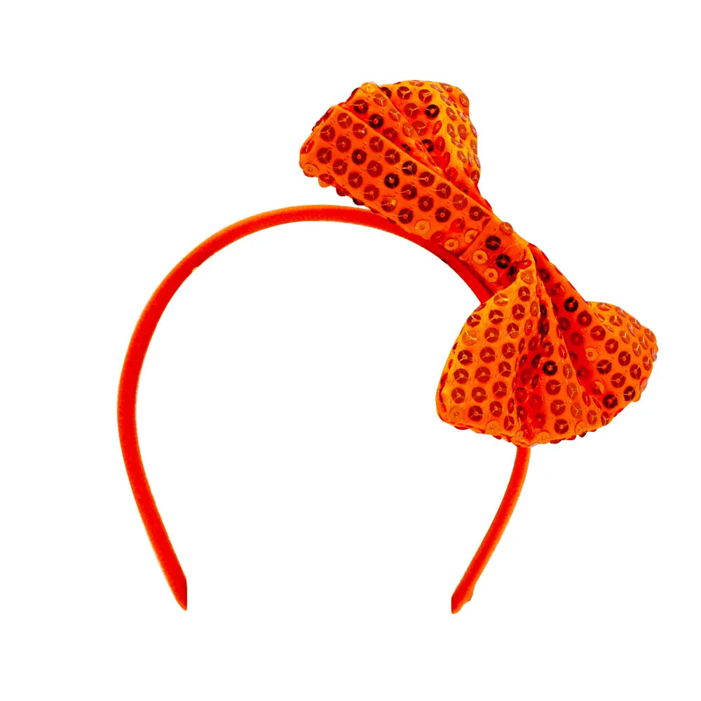 ML Producten Oranje Tiara met Strik (1 stuk)