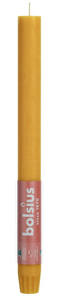 Bolsius Tafelkaars Yellow (1 stuk)