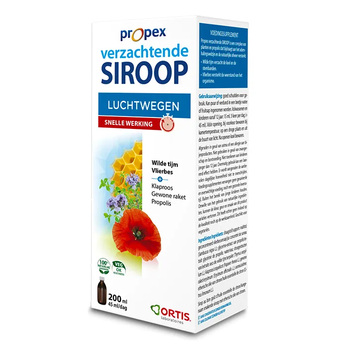 Ortis Propex Luchtwegen Verzachtende Siroop (150 ml)