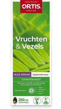 Ortis Vruchten & Vezels Darmtransit Milde Werking Vloeibaar (250 ml)