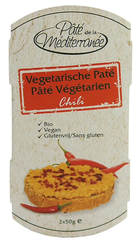 Pate De La Mediterranee Vegetarische Paté Chili (100 gr)