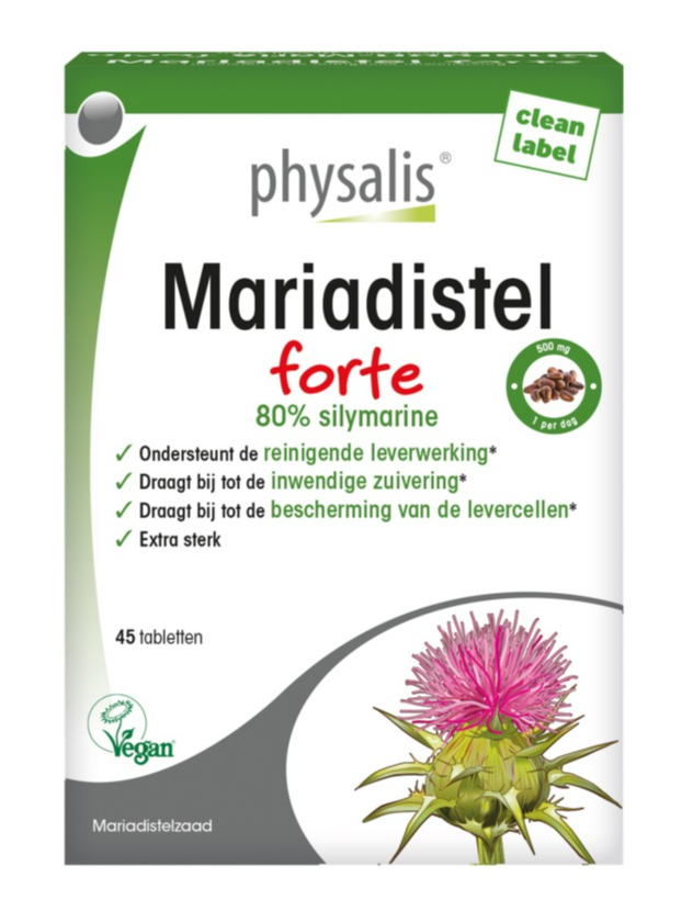 Physalis Mariadistel Forte Tabletten (45 tabletten)