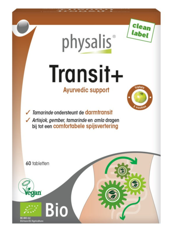 Physalis Transit+ Biologische Tabletten (60 tabletten)