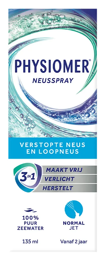 Physiomer 3-in-1 Verstopte Neus & Loopneus Neusspray (135 ml)