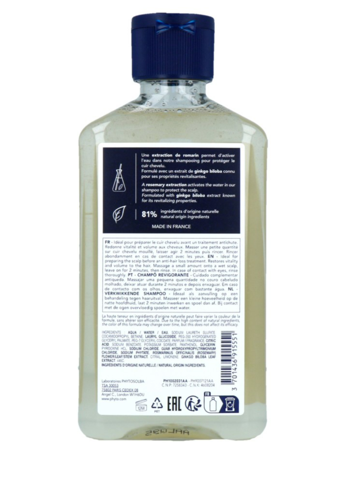 Phytocyane Invigorating Shampoo (250 ml)