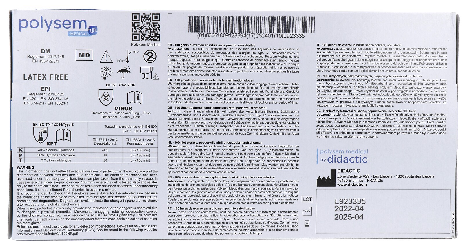 Polysem Nitril Handschoenen Maat L (100 stuks) - image 3