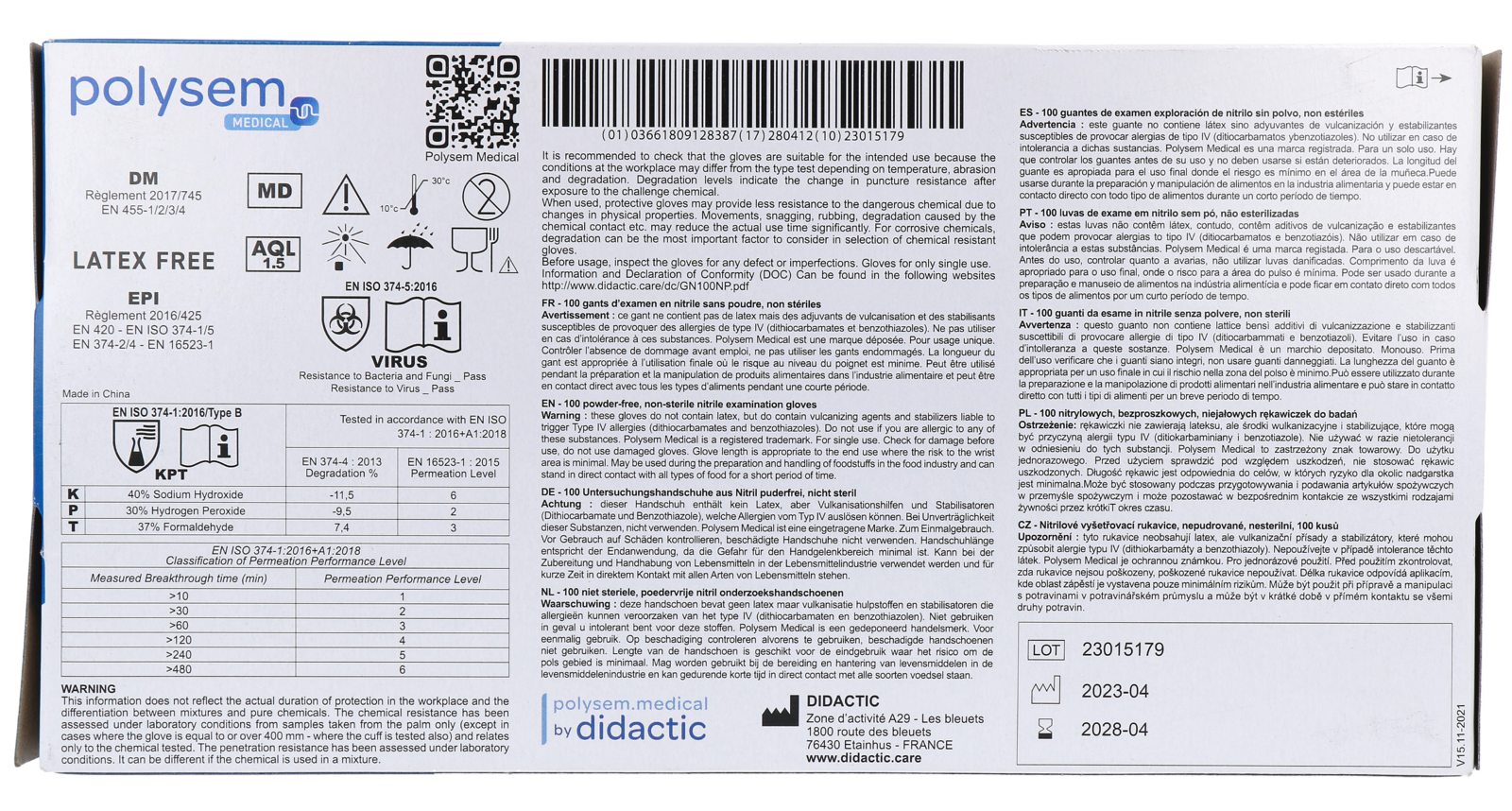 Polysem Nitril Handschoenen Maat M (100 stuks) - image 3