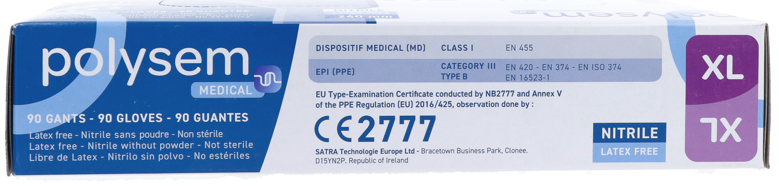 Polysem Nitril Handschoenen Maat XL (90 stuks)