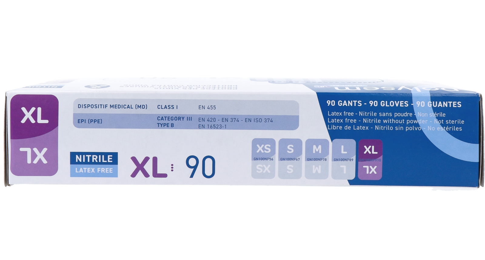 Polysem Nitril Handschoenen Maat XL (90 stuks) - image 2