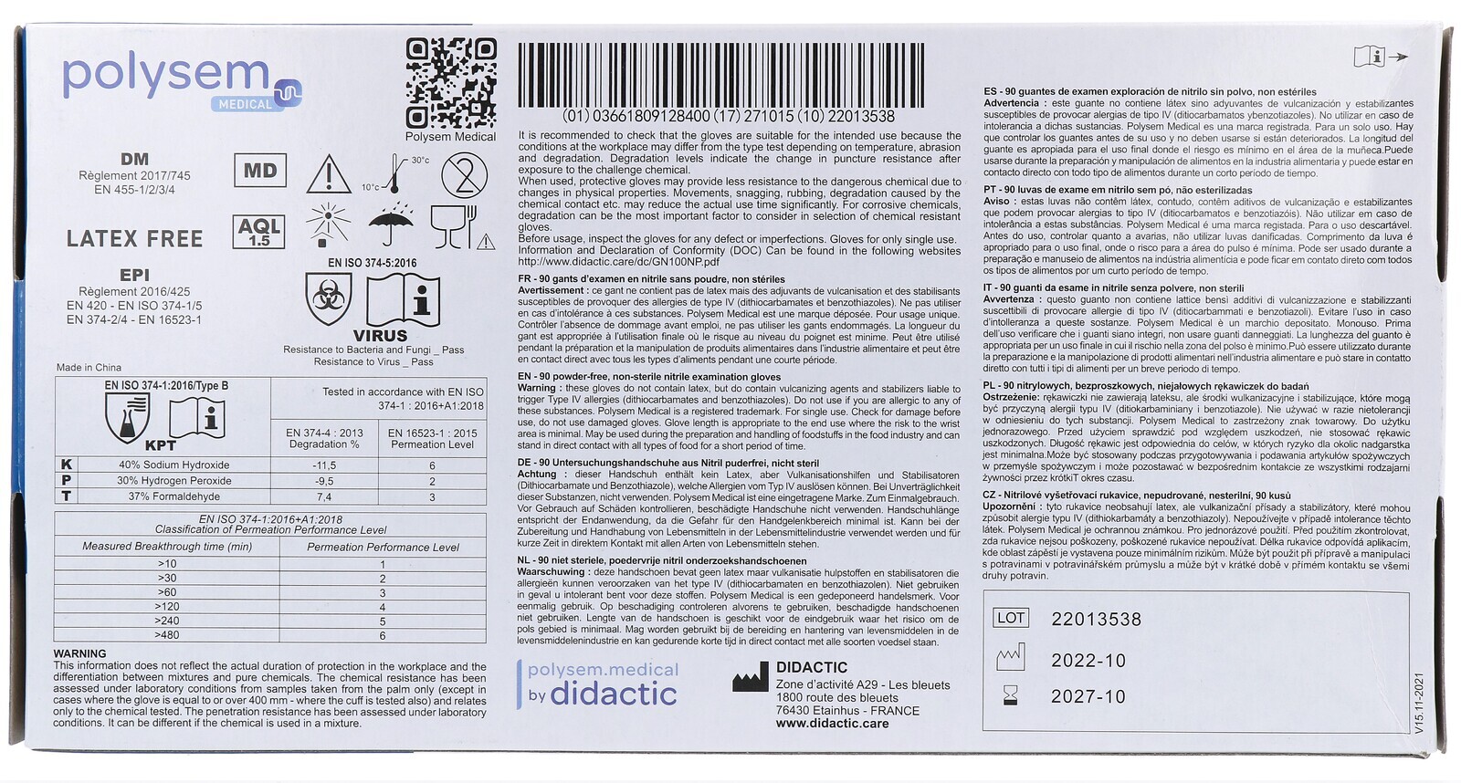 Polysem Nitril Handschoenen Maat XL (90 stuks) - image 3
