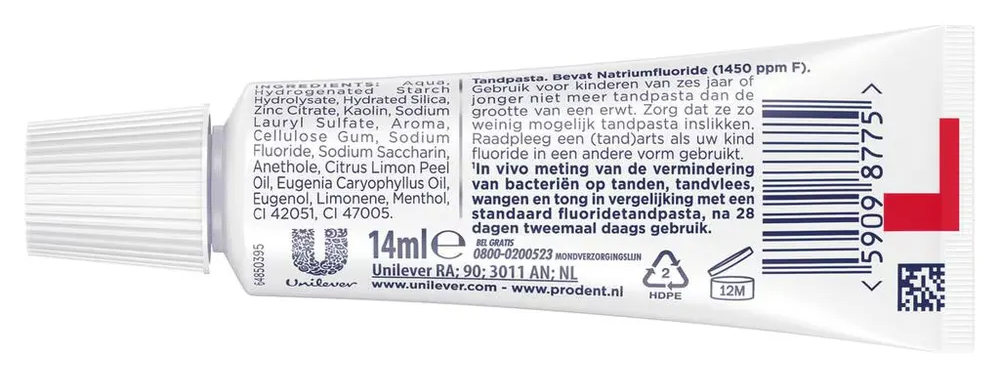 Prodent Complete Bescherming Tandpasta (14 ml)
