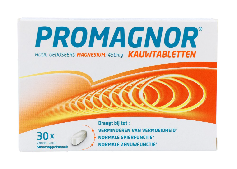 Promagnor Kauwtabletten (30 kauwtabletten)