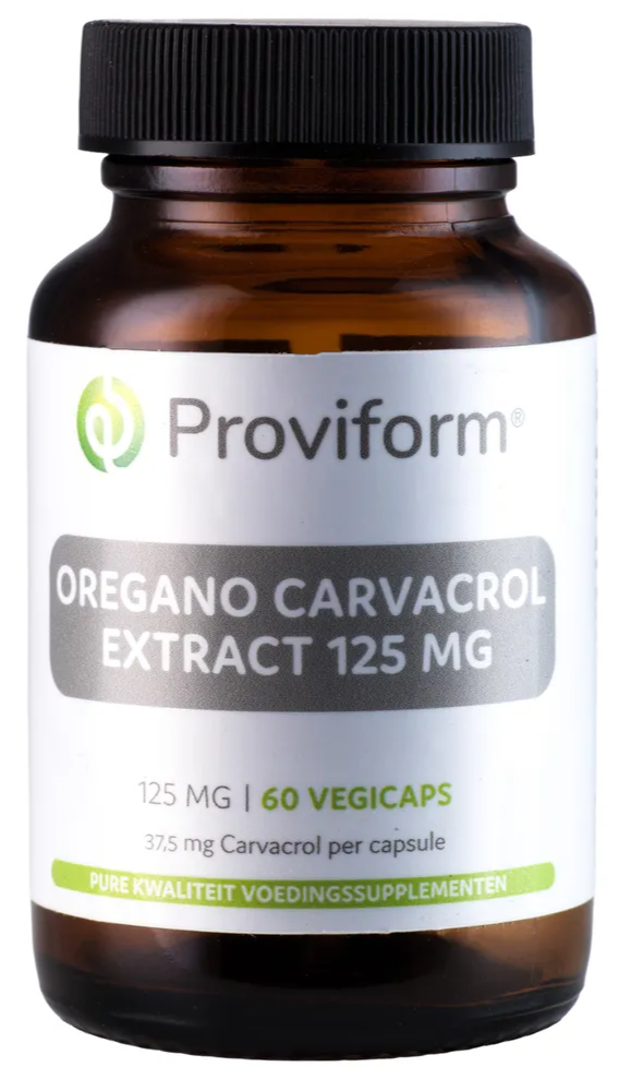Proviform Oregano Carvacrol Extract 125mg Capsules (60 vegetarische capsules)
