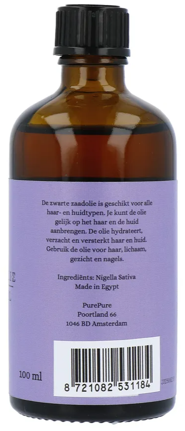 PurePure Zwarte Zaadolie (100 ml)