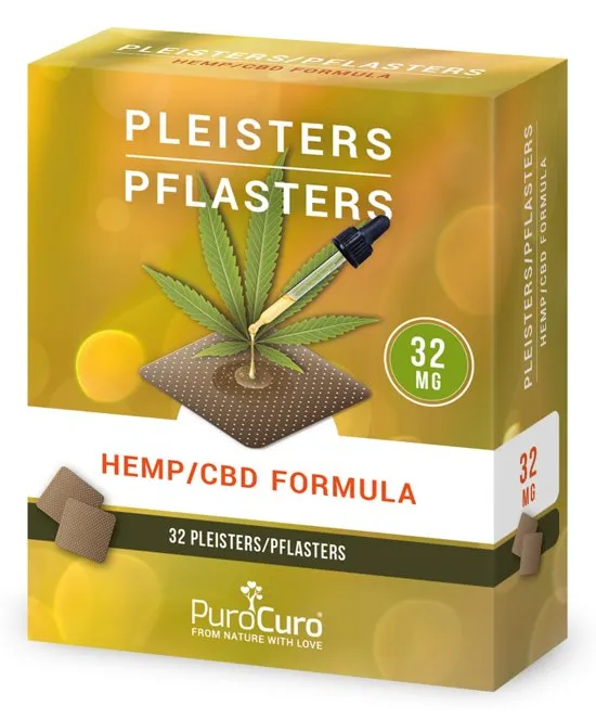 PuroCuro Cbd Pleisters 32 Mg (32 stuks)