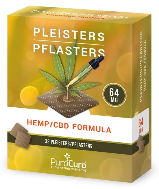 PuroCuro Cbd Pleisters 64mg (32 stuks)
