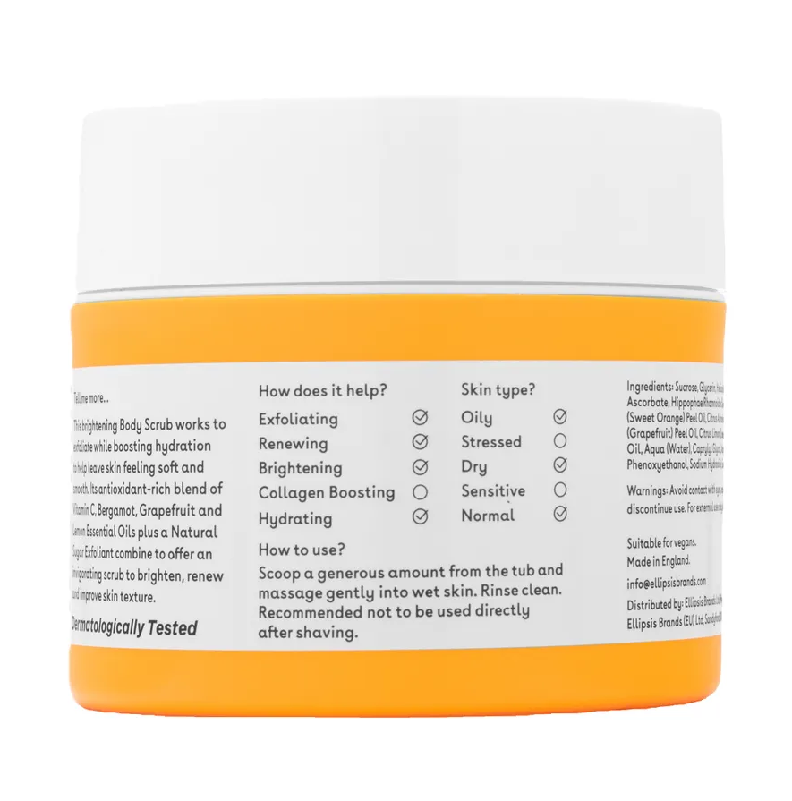 Q+A Bodyscrub Vitamine C (200 ml)
