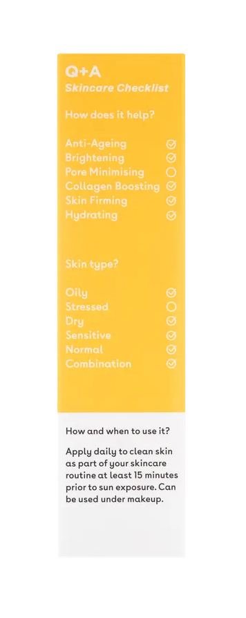 Q+A Zonnebrandcrème Peptide SPF (50 ml) - image 3