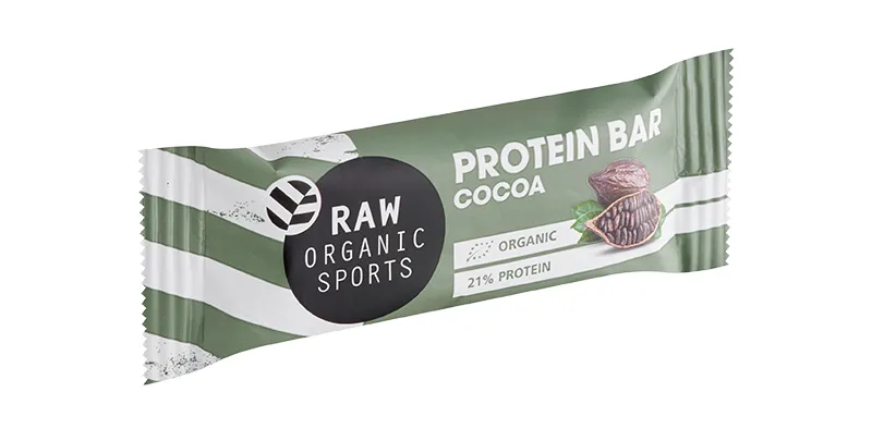 Raw Organic Sports Protein Bar Cocoa (47 gr)