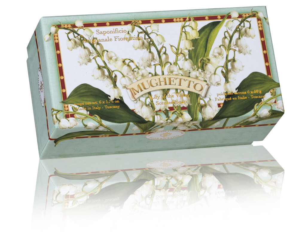 Saponificio Artigianale Fiorenti No Lily of The Valley Scented Soap (6 stuks)