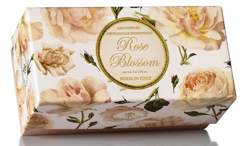 Saponificio Artigianale Fiorenti No Rose Blossom Scented Soap (6 stuks)