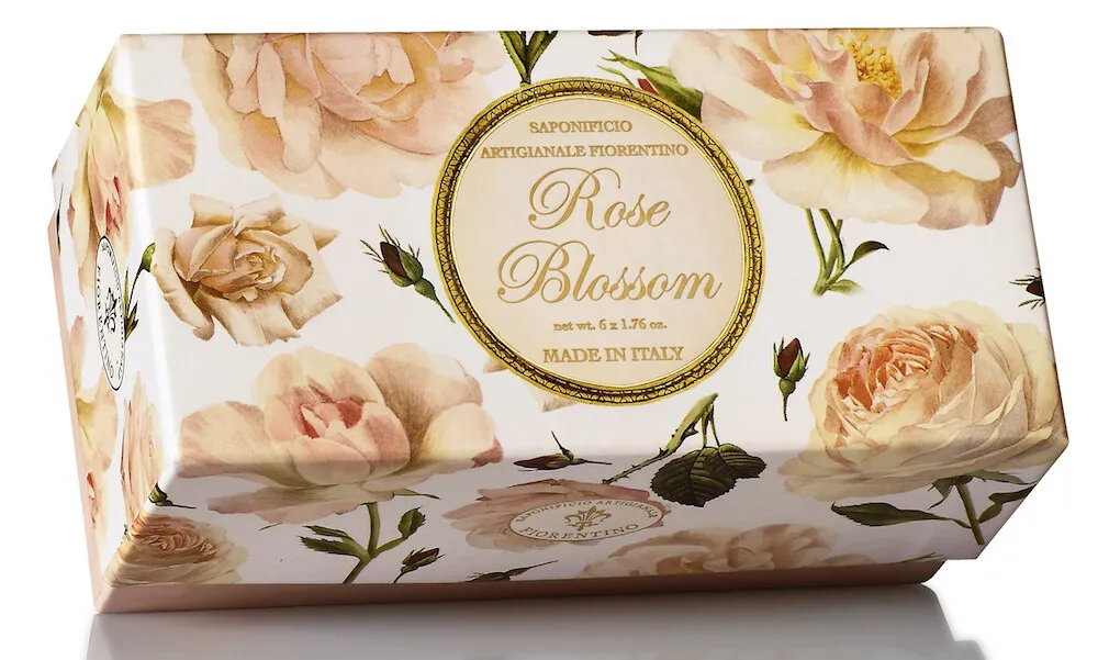 Saponificio Artigianale Fiorenti No Rose Blossom Scented Soap (6 stuks)
