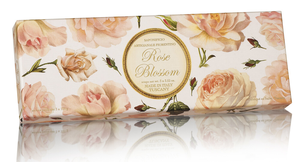 Saponificio Artigianale Fiorenti No Rose Blossom Soap (3 stuks)