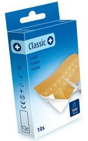 Sana First Aid Wondpleister Classic 10 X 6 Cm (10 stuks)