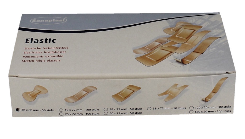 Bevaplast Elastische Textiel Vlinder Strips (50 stuks)