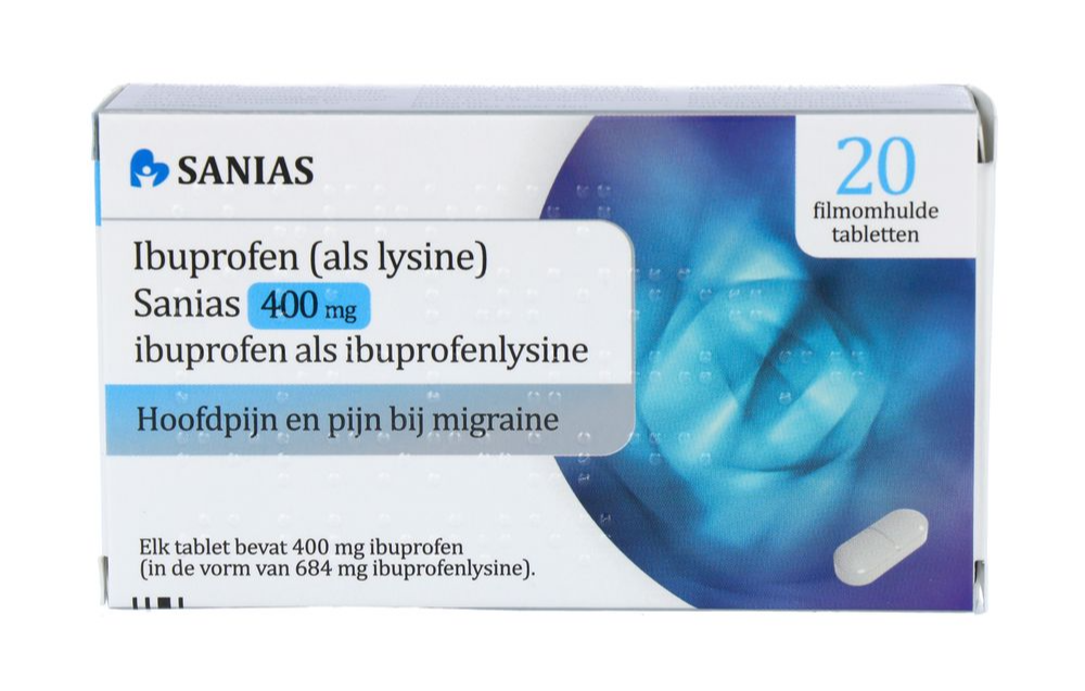 Ibuprofen (als Lysine) Sanias 400mg Tabletten (20 tabletten)