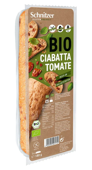 Schnitzer Bio Ciabatta Tomate (180 gr)