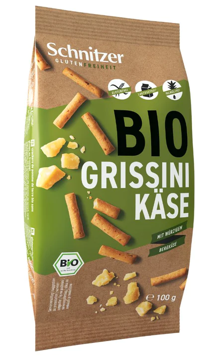 Schnitzer Bio Grissini Käse (100 gr)