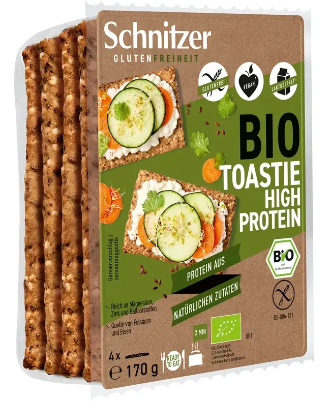 Schnitzer Bio Toastie High Protein Glutenvrij (170 gr)