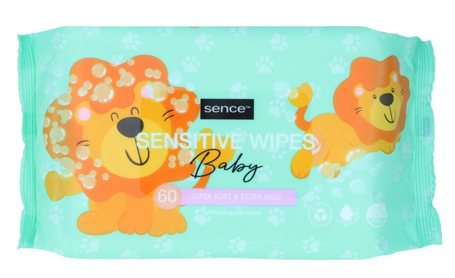 Sence Babydoekjes Sensitive (60 stuks)