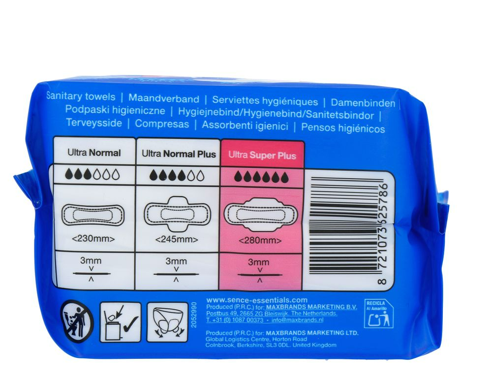 Sence Ultra Super Plus Maandverband (10 stuks)