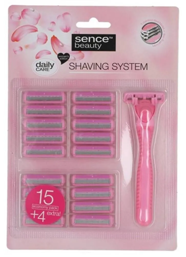 Sence Beauty Women Scheerapparaat 15+4 Extra (19 stuks)