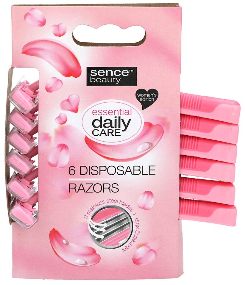 Sence Beauty Wegwerpscheermesjes (6 stuks)
