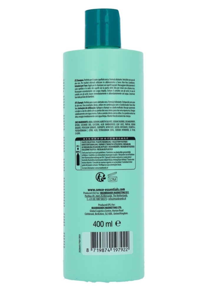 Sence Beauty Shampoo Aloe Vera Moisturising (400 ml) - image 2